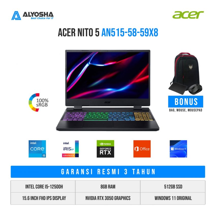 Acer Nitro 5 AN515-58-59X8