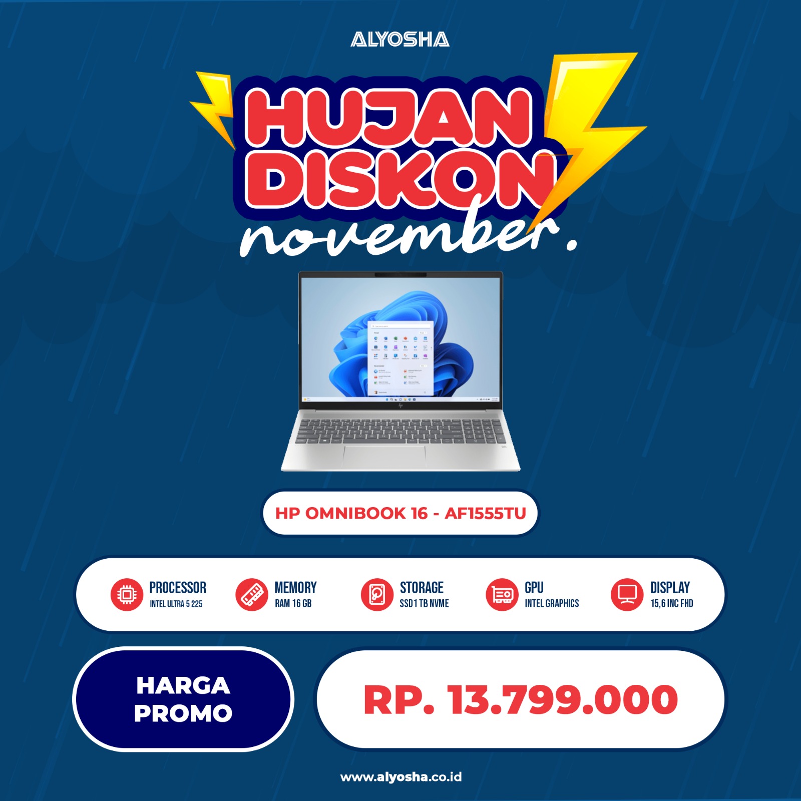 HP Omnibook 5 AI 16 AF1555TU