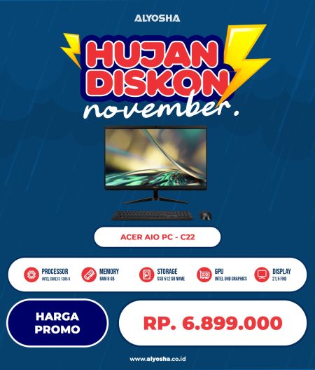 AIO Acer C22-1800 Intel i3-1305U