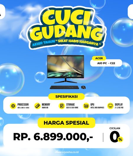 AIO Acer C22-1800 Intel i3-1305U